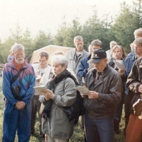 Á 25 ára afmæli Fljótsdalsáætlunar 1995-4. Ljósmynd: Skúli Björn Gunnarsson